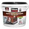 RUBSON 1384556 - Rivestimento anti-infiltrazioni, per perdite di tutti i tipi di tetto (piatti e inclinati) 1 kg, colore: nero