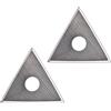 Xcalibur Tooling 2 x per Bahco 625 Lame raschietto tascabili Lame raschietto triangolari per verniciatura 25 mm Lame raschietto per raschiare gli angoli per superfici in legno, plastica o metallo