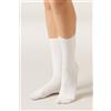 Calzedonia Calze Lunghezza 3/4 A Coste Bianco