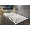 GT-LUX PIATTO DOCCIA EFFETTO PIETRA ARDESIA SMC RESINA 70x90 70x100 70x120 70x140 80x120 80x140 80x160 BEIGE TORTORA NERO ANTRACITE BIANCO GRIGIO (70x90cm, Bianco)