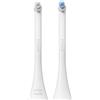 Curaprox Hydrosonic Pro, 2 Pz, Bianco/Azzurro, Swiss Made | Per Una Pulizia Precisa Di Apparecchi, Impianti E Linea Gengivale, Testine Per Spazzolino Sonico