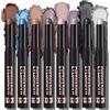 EONFAVE Eyeshadow Stick, set di 8 colori opachi e cremosi, set di bastoncini per ombretto con glitter altamente pigmentati, morbidi e cremosi, impermeabili e durevoli (C)