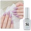 Sun&Beam Nails One-Step, smalto gel 3 in 1, magnetico, 12 ml, senza base e top coat, luce UV, facile da rimuovere (pioggia di zucchero #722)