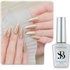 Sun&Beam Nails One-Step, smalto gel 3 in 1, magnetico, 12 ml, senza base e top coat, luce UV, facile da rimuovere (#719 oro miele)