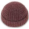 KNITDAY Berretto Corto da Pescatore in Lana Grossa con Teschio per Uomo, Cappello Spesso da Skater Streetwear da Pescatore Berretto Quotidiano, Grigio, M/L