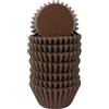 Miss Bakery's House® Mini pirottini di carta - standard - Ø 32 mm x 20 mm - bruno - 200 pezzi