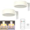 Suevut Luce per Quadri Magnetiche Senza Fili, 2 Pezzi Lampada LED Ricaricabile con Telecomando, 3 Modalità di Colore, Luce per Cornici e Opere d'Arte, Illuminazione da Parete per Ritratti e Quadri