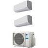 Daikin Condizionatore Dual Split Classic 2AMXF50A2535ATXFGKIT - 2.5 + 3.5 kW Inverter A++/A+ con WiFi GARANZIA ITALIA