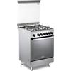 DeLonghi De Longhi DMX64LSG - Cucina 60 cm 4 Fuochi Gas Forno Elettrico Multifunzionale Inox GARANZIA ITALIA