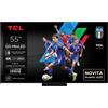 TCL C79K Serie Smart TV QD-MiniLED 4K 55 55C79K, 144Hz, audio B&O, Dolby Vision IQ & Atmos, Google TV GARANZIA ITALIA