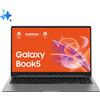 Samsung Galaxy Book5 Intel Core Ultra 7 255U Computer portatile 39,6 cm (15.6) Full HD 32 GB LPDDR5x-SDRAM 1 TB SSD Wi-Fi 6 (802.11ax) Windows 11 Home Grigio GARANZIA ITALIA