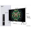 TCL C69 Serie C69K Smart TV QD-MiniLED 4K 50 50C69K, 144Hz, audio Onkyo 2.1, Dolby Vision IQ & Atmos, Google TV GARANZIA ITALIA