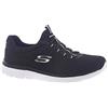 Skechers Summits Top Player, Scarpe da Ginnastica Donna, Nero (Black White), 39 EU Larga