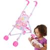 Jukeoiu Passeggino per bambole, pieghevole, per bambini, giocattolo per bambole, gioco di ruolo