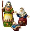DRW Presepe russo di 3 pezzi in resina da 11 cm