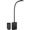 BRILONER - Lampada da lettura a LED senza collegamento di alimentazione e senza fori con batteria, touch, dimmerabile, luce bianca calda, lampada da parete, lampada da parete, lampada da lettura