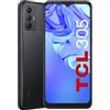 TCL 305 - Smartphone Dual Sim, Display 6.52 HD+, 32 GB, 2GB RAM, Tripla Camera, Android 11, Batteria 5000 mAh, Space Gray [Italia], Ultra Matt Black