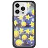 Wildflower Custodie - Celestial Dreaming, compatibile con Apple iPhone 15 Pro | Sky Moon Galaxy Night Star Cute Trendy - Paraurti protettivo nero, certificato Test di caduta da 1,2 m, donne di