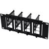 GeeekPi 10 2U Rack Mount for Raspberry Pi 5/4B/3B+/3B, holds up to 4 Raspberry Pi Boards, compatible with DeskPi RackMate T1/T0/T2/10 Network Cabinet