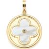 JEWELS BY LEONARDO Leonardo Jewels Ciondolo singolo con ciondolo Helena da donna, in acciaio inox color oro, con chiusura a clip, altezza: 4,5 cm, 024399, 4,5 cm, Acciaio inossidabile, cristallo