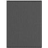vidaXL Zerbino a Strisce Nero e Grigio 80 x 120 cm Antiscivolo Assorbente per Acqua Geometrico per Interni ed Esterni Benvenuto Tappeto per Casa e Ingressi