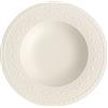 Villeroy & Boch Cellini Piatto Fondo, 24 cm, Porcellana Premium, Bianco