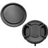 Hxdzieory Copriobiettivo da 40,5 mm + copriobiettivo posteriore compatibile con Sony E PZ 16-50mm f/3.5-5.6 OSS, FE 28-60mm f/4-5.6 su Alpha A6600 A6500 A6400 A6300 A6100 A6000 A5000,400 Filettatura filtro da 5