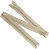 Aerzetix - Set di 8 Cerniere Lampo a Spirale separabili da 80 cm N°5 con cursore - Metallo Nylon Poliestere - Cucitura e Riparazione creazioni Tessili - Colore Beige