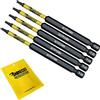 SabreCut 5 x SabreCut SCTP1589_5 89 mm T15 TX15 Torx Set di punte per cacciavite a impatto magnetico di sicurezza antimanomissione, resistenti, compatibili con Dewalt Milwaukee Bosch Makita e altro