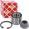 febi bilstein 05538 kit cuscinetto ruota con dado assale e anello di sicurezza, 1 unità