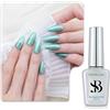 Sun&Beam Nails One-Step, smalto gel 3 in 1, magnetico, 12 ml, senza base e top coat, luce UV, facile da rimuovere (#727 luce menta)
