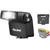 Rollei Flashy ONE Mini Flash Macchina Fotografica GN16 Tempo di Riciclo 0,01~2,5 s, Speedlite Universale per Fotocamera Compatibile con Canon Nikon Sony Fujifilm Lumix, Mini-Flash-Macchina-Fotografica