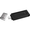 Kingston Pendrive Type-C Usb Kingston 64gb Chiavetta Memoria DT70 Flash Drive 3.2