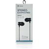 Unico Cuffie Auricolari + Microfono Unico EP9427 Nero Jack 3.5mm Stereo Earphones
