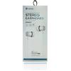 Unico Cuffie Auricolari + Microfono Unico EP9427 Bianco Jack 3.5mm Stereo Earphones