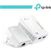 TP-Link Kit 2 powerline WiFi 2.4 GHz AV600 2+1 porte LAN TL-WPA4220