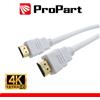 ProPart Cavo HDMI 2.0 High Speed 4K 3D con Ethernet 3m SP-SP BIANCO