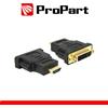 ProPart Adatt. Spina HDMI(19PIN)-Presa DVI-D Dual Link(24+5) dorato