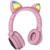 TechMade CUFFIA FUNNY SENZA FILO CON MICROFONO (TM-M03-PK) PINK ROSA