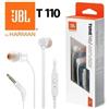 JBL Auricolari in-ear Tune 110 T110 Jack 3.5mm White