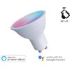 Homcloud LAMPADA LED FARETTO GU10 AD INCASSO RGB + BIANCO CALDO DIMMERABILE 5.5W (EE-45WG10)