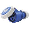 Presa Mobile Diritta Indust. CEE 16A-6h 2P+T 220-250V IP67