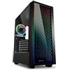 Sharkoon CASE GAMING RGB LIT 200 ATX VETRO TEMPERATO NO ALIMENTATORE