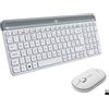 Logitech KIT MK470 TASTIERA + MOUSE NANO WIRELESS COMBO BIANCO (920-009197)