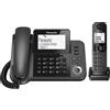 Panasonic TELEFONO FISSO DECT SEGRETERIA TELEFONICA VIVAVOCE + CORDLESS KX-TGF320EXM
