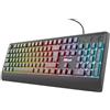 Trust TASTIERA ZIVA GAMING RAIMBOW LED (24100) RETROILLUMINATA NERA