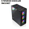 KTX CASE GAMING TX-192-11 M-ATX CON 6 VENTOLE COLORATE INCLUSE