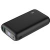 VULTECH Powerbank VPB-WP20BK con schermo LCD 20000 mAh USB e Type C QuickCharge 3.0 Nero