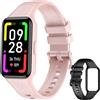 Blackview Smartwatch Uomo Donna,Orologio Fitness Cardiofrequenzimetro 110+ Sportive/SpO2/Sonno/Contapassi, Notifiche Smart Watch Activity Tracker per iOS Android(2 Cinturini)