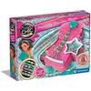 Clementoni Crazy Chic - Friendship Bracelets Mania, Kit Creativo per Bambini 7+ Anni per Creare Braccialetti dell'Amicizia con Telaio, Perline Colorate e Cordini Glam, Made in Italy, 18785